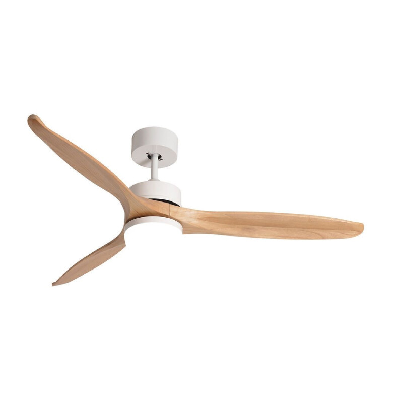 VENTILADOR DE TECHO EN MADERA 22W CON CONTROL REMOTO LOWA Luminaria LED y Ventilador de Techo con Control Remoto Lowa Natural Wooden