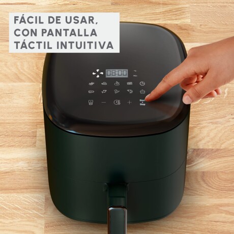 Freidora Easy Fry Max Moulinex, sin aceite, 5 Litros, 10 programas, color Verde Oscuro Freidora Easy Fry Max Moulinex, sin aceite, 5 Litros, 10 programas, color Verde Oscuro