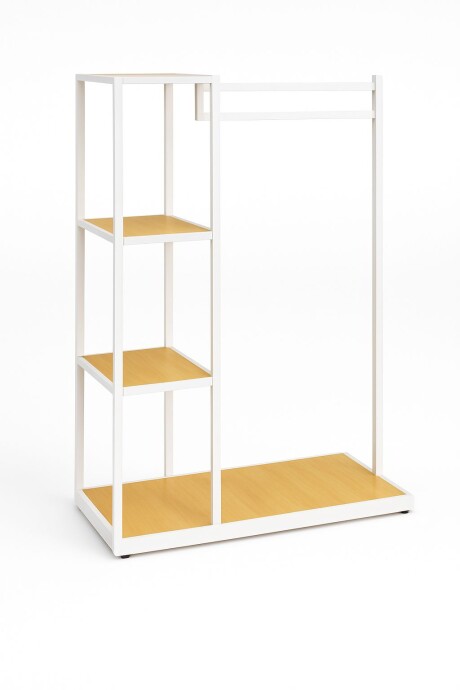Mueble De Piso Para Retail Con Barral De Colgado Y Estantes Mueble De Piso Para Retail Con Barral De Colgado Y Estantes