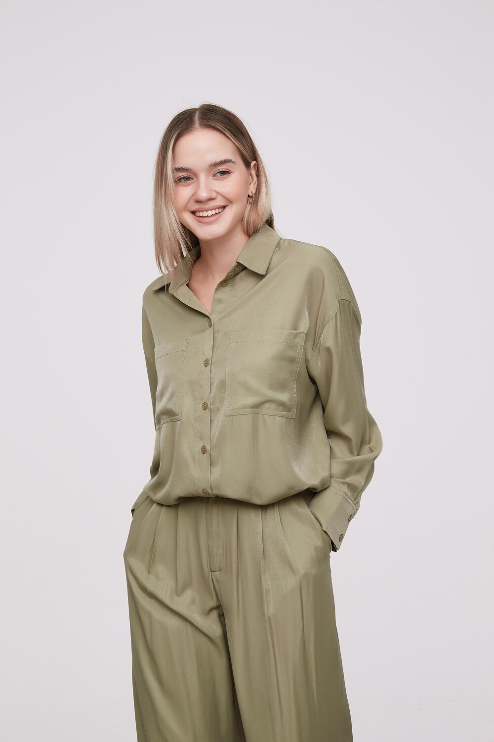 Camisa Kintal Verde Palido