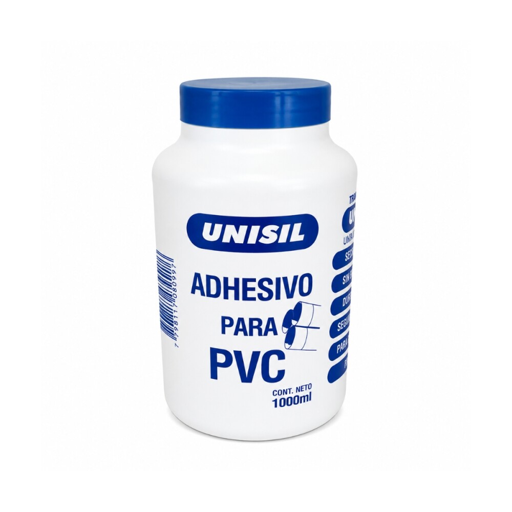 Adhesivo para pvc Unisil 1000 ml Adhesivo Para Pvc Unisil 1000 Ml