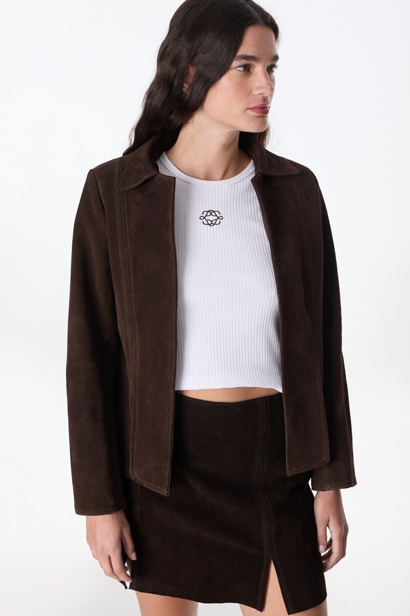 Chaqueta Leather Country Chocolate
