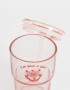 Accesorios Cocina Estampados Vaso De Vidrio "in My Romance Era" - Fucsia Medio