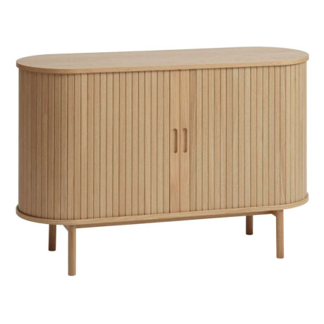 Aparador Lyngvig 120Cm 2 Puertas Persiana Roble Natural