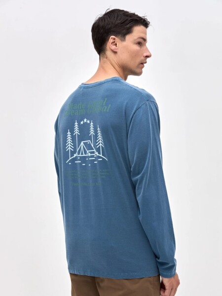 T-SHIRT UNIFORM APEX AZUL