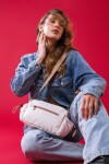 Bandolera de nylon Crudo