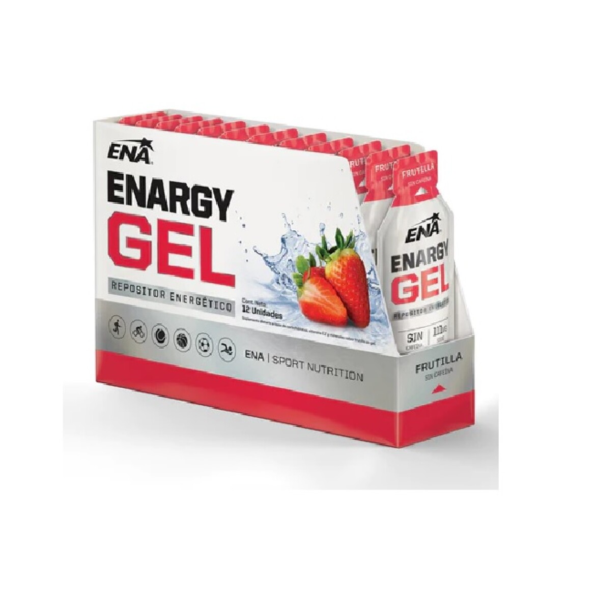 ENA Energy Gel 32g Caja x 12 unidades - Frutilla 