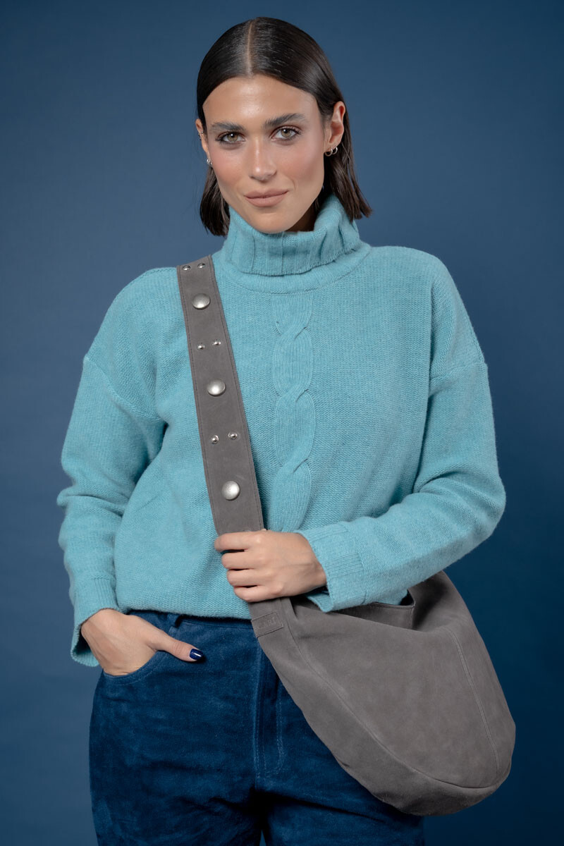 Bolso carme Gris gamuza