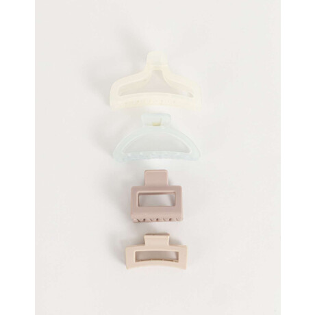 Broches Sets Set por 4 Combinacion Multicolor