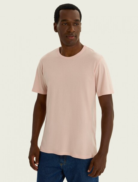 CAMISETA MANGA CORTA SLIM ROSA