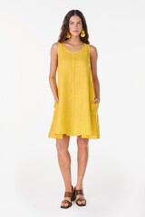 Vestido Diario Amarillo
