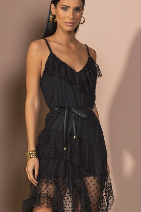 Vestido largo Margoux Negro