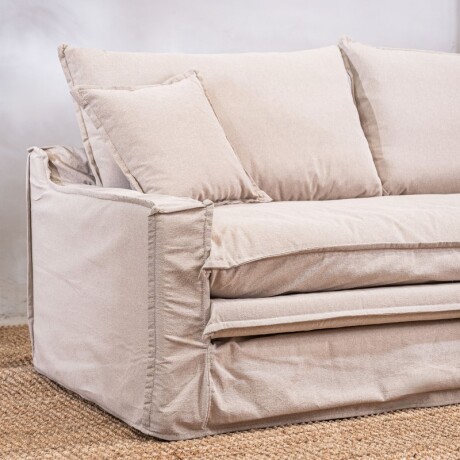 Sillón Tessa 3 Cuerpos Crudo U