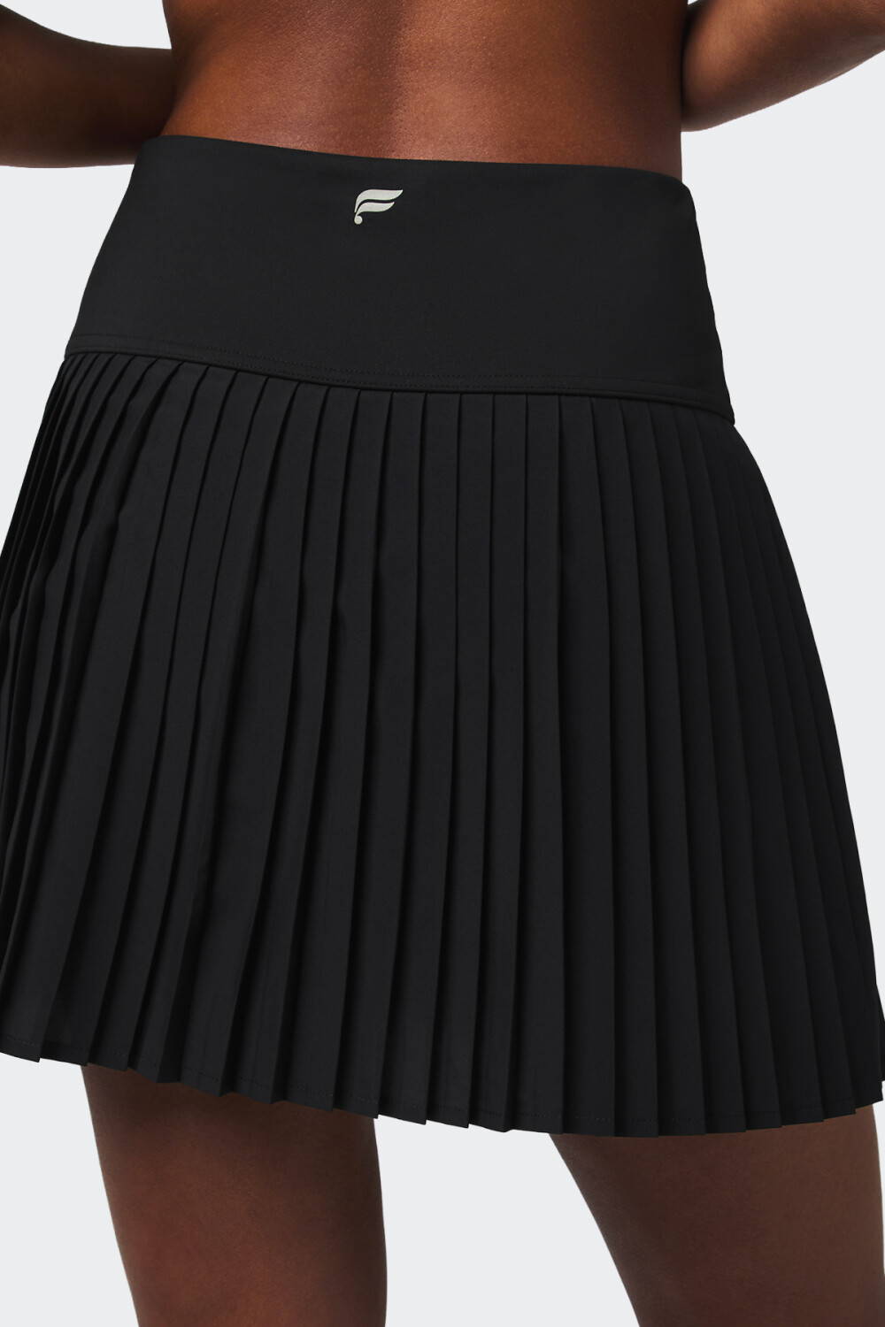 Falda Fabletics Hot Shot Pleated Negro