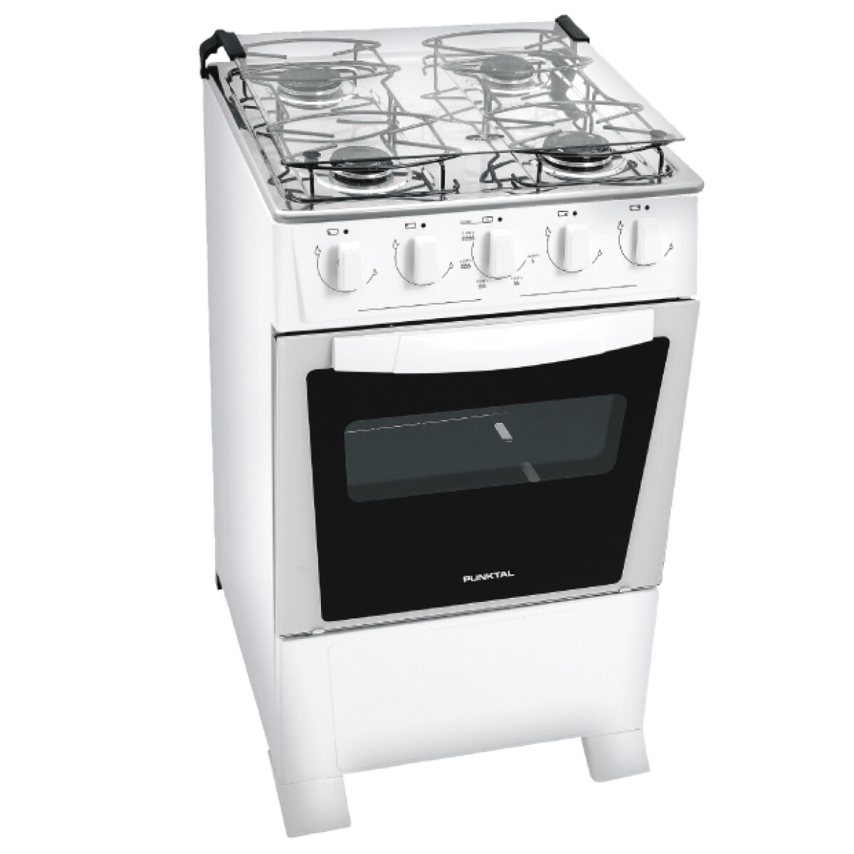 Cocina a Gas Punktal PK-250C 4 Hornallas - BLANCO 