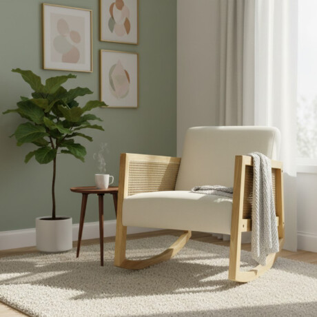 MECEDORA MADERA MACIZA BUTACA POLTRONA MECEDORA MADERA MACIZA BUTACA POLTRONA