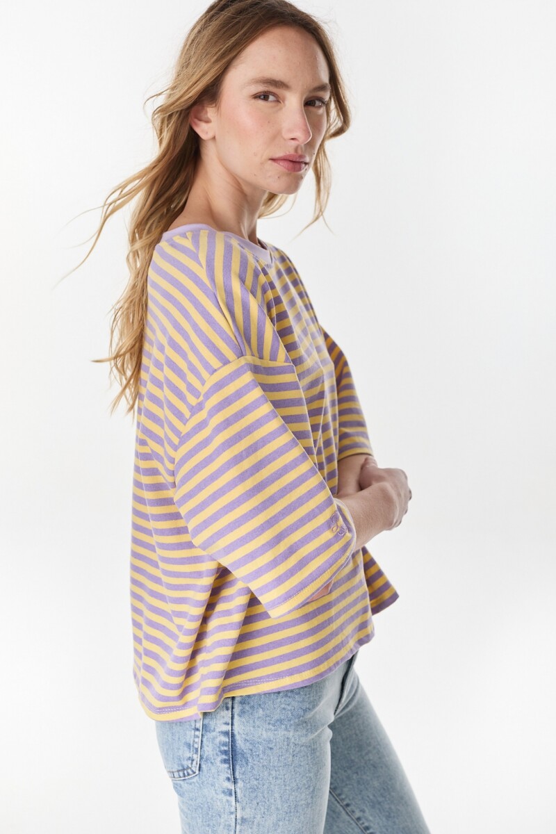 Tshirt Rowan Amarillo/Lila