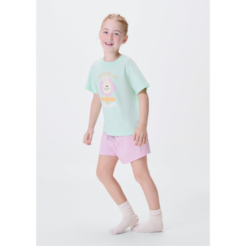 PIJAMA MM FEM VERDE LIMA