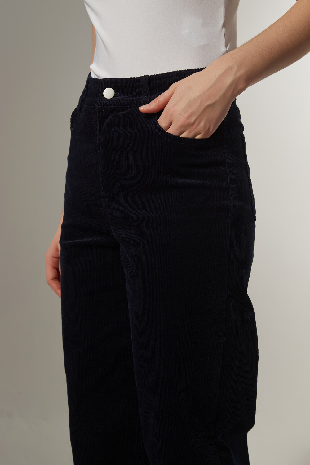 Pantalon Cilana Azul Oscuro
