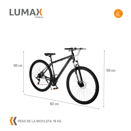 Bicicleta Montaña Bike Ruta R29 Freno Disco Acero Negro