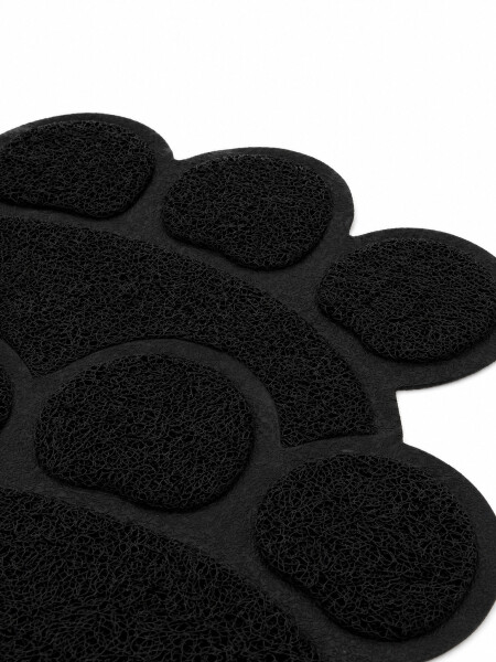ALFOMBRA HUELLA SET X 2 NEGRO