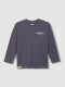 Camiseta Print Ride Gris Azulado