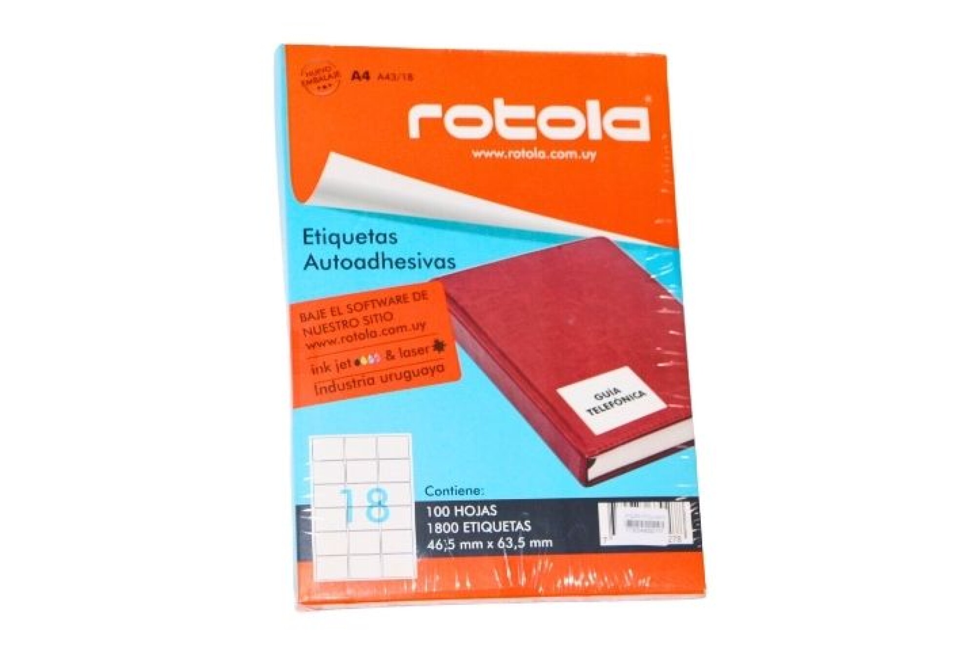 ETIQUETA ROTOLA TAMAÑO A4 318 - MODELO 21 — Alberto Gandulia