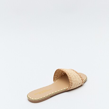 SANDALIA PLATS Marron