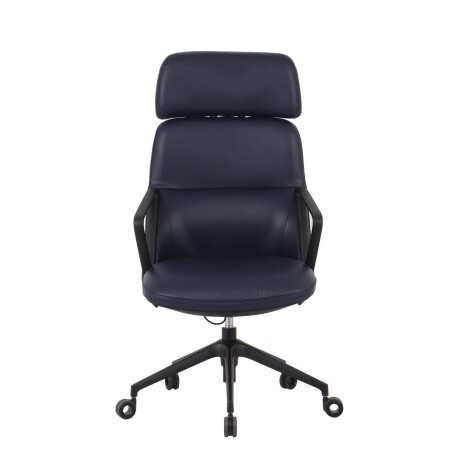 SILLA GERENCIAL DE CUERO CUERO AZUL 3003-1