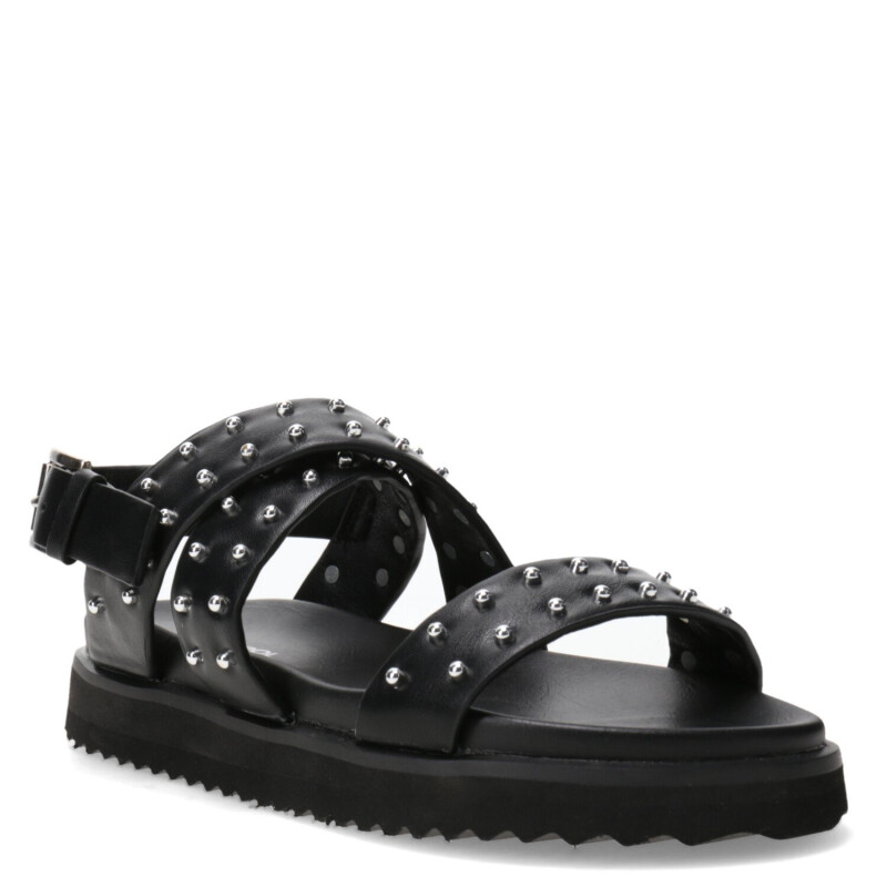 Sandalias de Niña MINI Miss Carol PELLY con tachas Negro