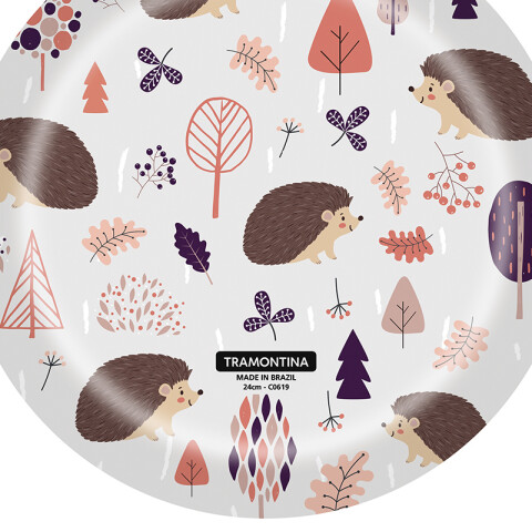 Sartén 24 cm blanco con dibújos, línea VIVACOR -TRAMONTINA TR5501