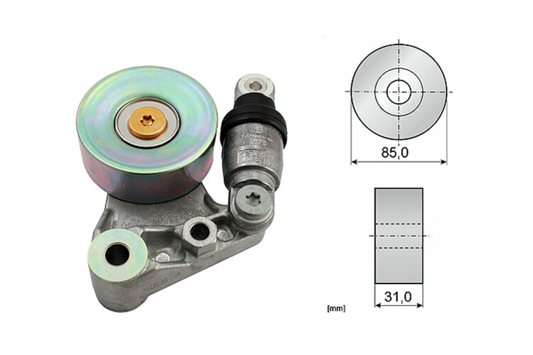 Tensor De La Correa Nissan D22 03-25 Tensor De La Correa Nissan D22 03-25