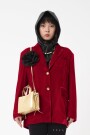 Blazer de fit moderno Rojo