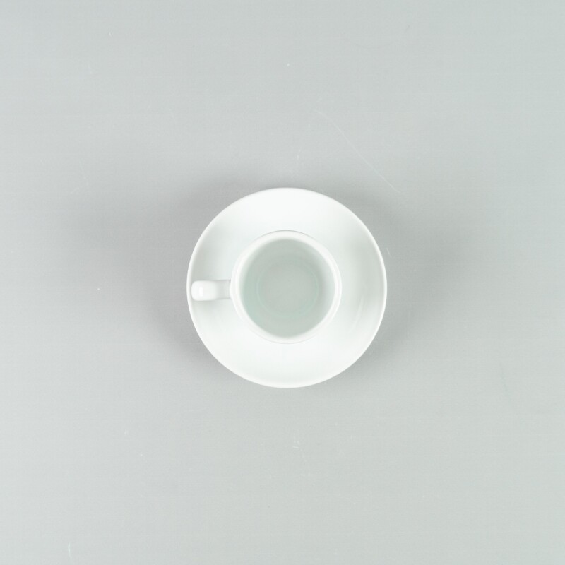 Taza de Café 90ml c/ Plato 11,5 cm Blanco Choosing Taza de Café 90ml c/ Plato 11,5 cm Blanco Choosing