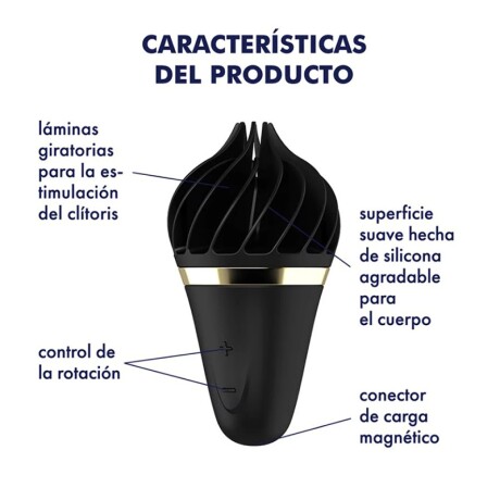 Satisfyer Sweet Treat Rotador Estimulador Negro