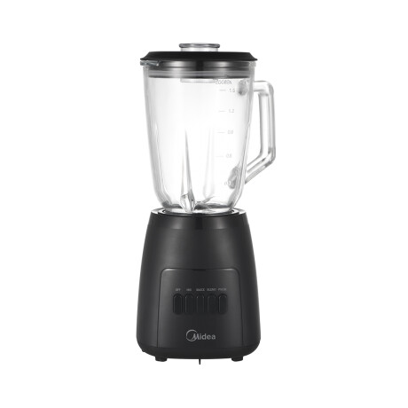 LICUADORA MIDEA NEGRA 1,5L JARRA DE VIDRIO MJ-BL6014W 001