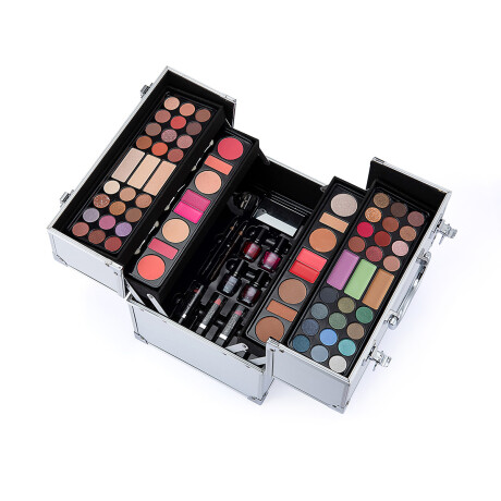 Petaca Maleta De Maquillaje Missyoung 91 Pzas Plateada