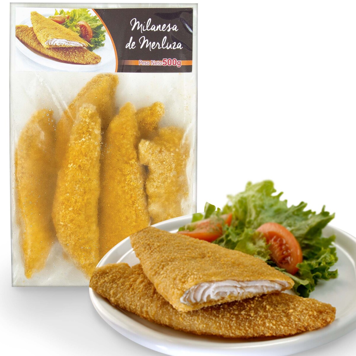 Milanesas de Merluza 500g 