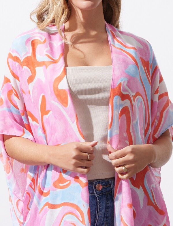 Kimono Printed ROSA/MULTI