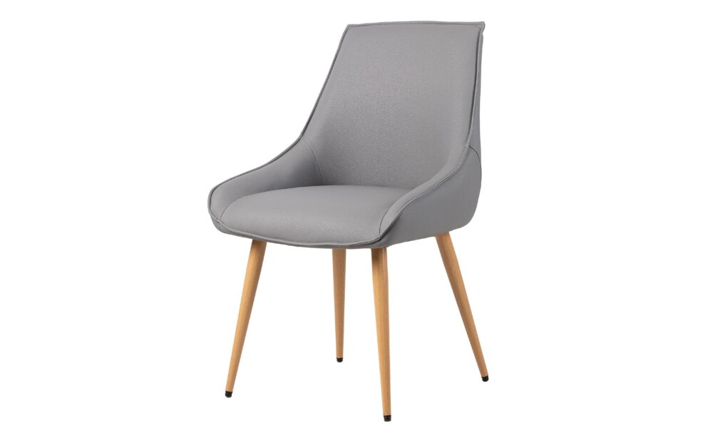 Silla BRUNA en PU Gris
