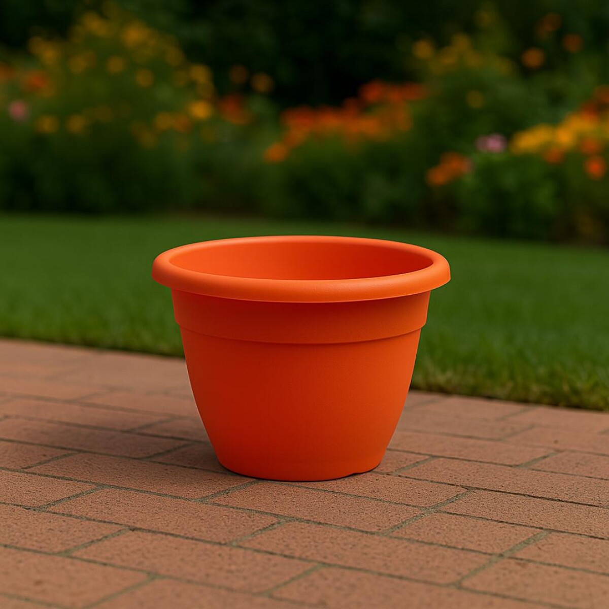 MACETA REDONDA 14cm - TERRACOTA 