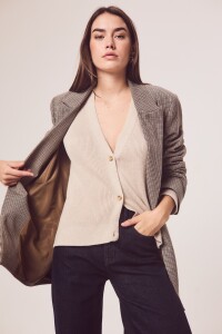 Blazer A Cuadros Multi