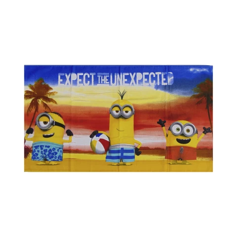 Toalla Playera de los Minions 70cm x 130 cm U
