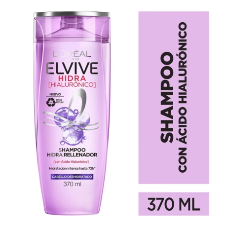 Shampoo L'Oréal Paris Elvive Hyaluronico 370ml Shampoo L'Oréal Paris Elvive Hyaluronico 370ml