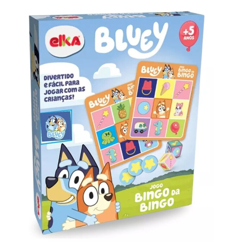 Juego de bingo de Bingo Bluey Juego de bingo de Bingo Bluey
