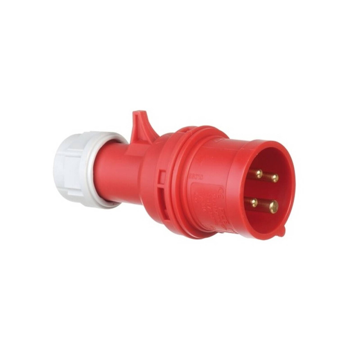 Ficha Macho PCE - IP-44 380/440V H6 rojo 16A 3P+T+N 