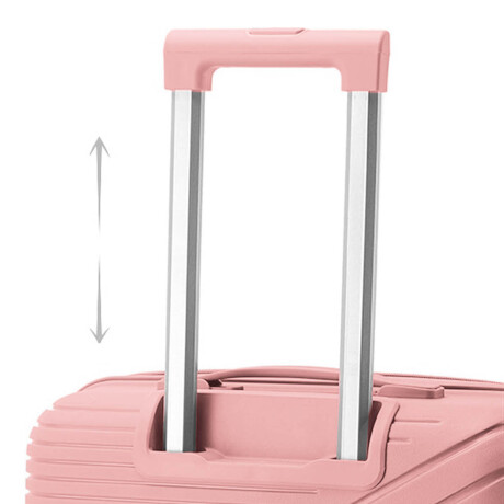 Set X3 Valijas De Viaje Rígidas 4 ruedas 20, 24 y 28 Rosa1