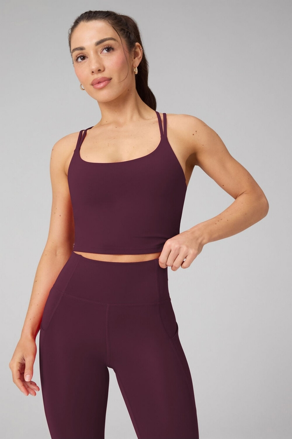 Top Principal Built-In Bra Bividi Mujer Oxblood