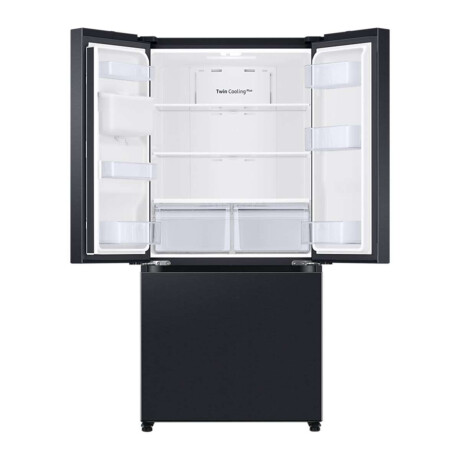 Heladera Samsung French Door 495 L Negra Con Dispensador De Agua Y Smartthings Rf50C532Eb1