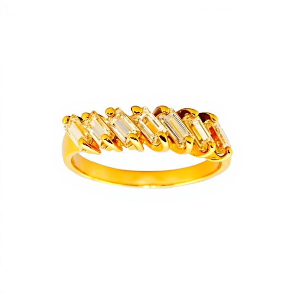 Anillo-Oro bajo-Piedra Zirconia-AN8036 conpiedra